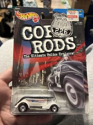 Hot Wheels Cop Rods ‘33 Ford Roadster Trenton, NJ Police 1999 1933 1:64 - Image 1 of 4