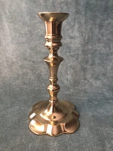 Portavelas hecho de latón sólido de la India 7.25" - Imagen 1 de 7