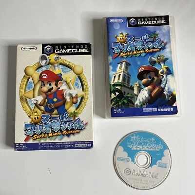 Super Mario Sunshine  NGC Nintendo GameCube NTSC-J JAPAN Game Complete - Image 1 of 4