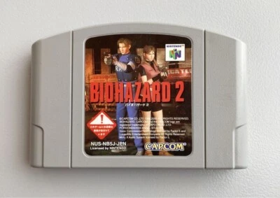 BIOHAZARD 2 [Resident Evil 2] Nintendo 64 N64 Japanese Version Tested Rare Game - Image 1 of 3