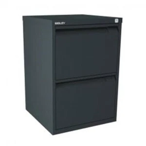 Bisley A4 Aktenschrank 2 Schubladen bündiger Griff | Lieferung 24 Stunden Wochentag - Bild 1 von 12