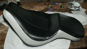 Genuine Harley Davidson Tall Boy seat 52000356 With custom cover NEW - Picture 1 of 7