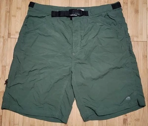 Nike ACG Shorts Mens Size 36 Olive Green Chino Belted Stretch Outdoor Hiking - Picture 1 of 10