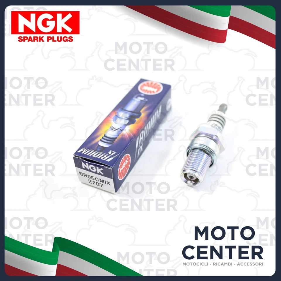 CANDELA NGK BR9ECMIX IRIDIO PER Aprilia 250 RS 95-00; Suzuki 250 RGV Gamma; Yama - Immagine 1 di 1