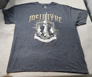 WWE Drew McIntyre Claymore Country T-Shirt Men’s XL Gray Wrestling Tee Authentic - Picture 1 of 4