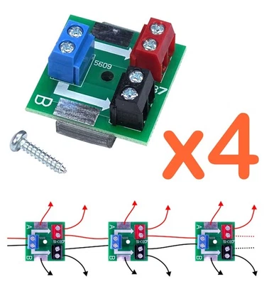 5609# 4 network distribution terminals for model train... feeder - Image 1 of 3
