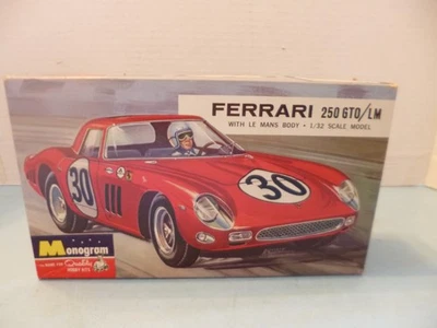 VINTAGE MONOGRAM BUILT 1/32 FERRERI 250 GTO/LM #PC101 YEAR 1964 - Image 1 of 4