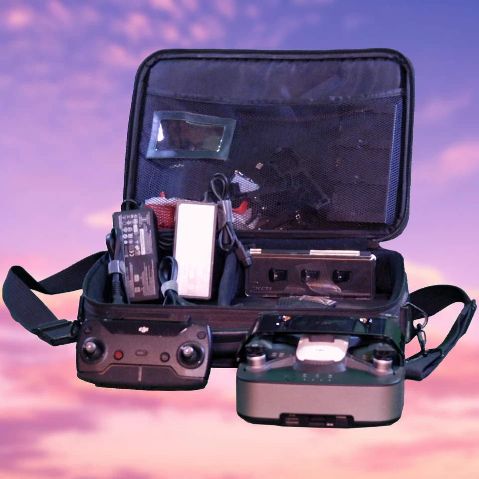 DJI Spark Drone FlyMore Kit and much much more. 3 batteries Portable Charger - Image 1 of 4