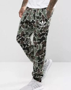 NWT! adidas Originals Camo Men’s XL Jogger Sweatpants Green/Brown BS4894 - Picture 1 of 8