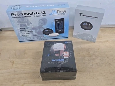NEW HiDow Pro Touch 6-12 Professional Strength TENS & EMS Wireless Massager - Image 1 of 4