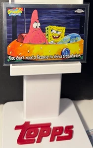 Topps Chrome Spongebob Squarepants 2025 YOU DON'T NEED A LICENSE Card #14 - Picture 1 of 3
