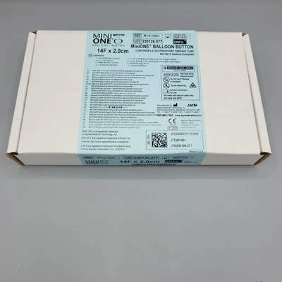 MINI ONE GASTROSTOMY FEEDING TUBE Low-Profile G Tube 14 Fr 2.0 cm - Image 1 of 3