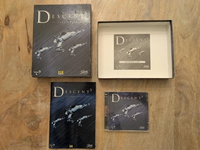 Descent 3 PC Big Box ITA 1999 Halifax Interplay completo 2CD manuale - Immagine 1 di 4
