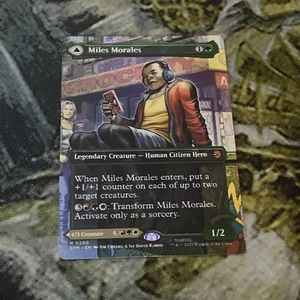 Miles Morales 0200 (Borderless) MTG Magic Marvel's Spider-Man - Picture 1 of 1