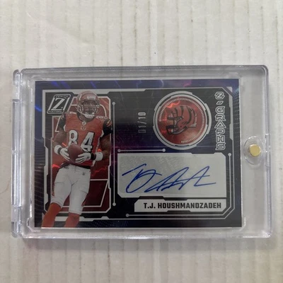 2024 Panini Zenith T.J. Houshmandzadeh Z-Graphs Purple Parallel Auto /10 - Image 1 of 2