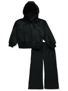 Nike Girls' 2-Piece Pants Set Outfit Color: black Size: 6 - Picture 1 of 2