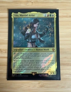 MTG: Tifa, Martial Artist (Surge Foil) Commander: Final Fantasy Foil NM - Picture 1 of 2