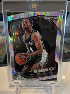 2024-25 Panini Prizm Black De’Aaron Fox Skewed /249 🔥 Spurs Uniform! - Picture 1 of 4