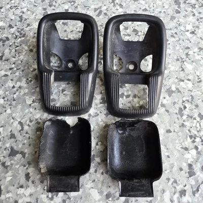 Aircooled Type 1 Interior Door Handle cover plate - Black plastic 68-79 - Image 1 of 4