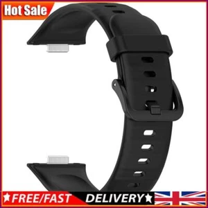 Silicone Strap Breathable Replacement Wristband for Huawei Watch Fit 3 (Black) - Zdjęcie 1 z 10