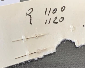 NOS New [ 1X = 1 hand ] Rolex 1100 1166 1120 agujias hands silver second - Imagen 1 de 1