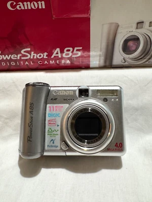 PowerShot A85 компактный цифровой Canon с 4,0 мегапикселя CCD, высокое качество с коробкой - Изображение 1 из 4