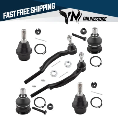 Juego de 6 rótulas inferiores superiores barras de amarre externas para GMC Envoy XL 2002-06 2x2 4x4 Foto 1 de 4