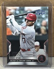 2022 TOPPS NOW PLATINUM All-Star Game #ASG-17 SHOHEI OHTANI LA ANGELS Foil Stamp