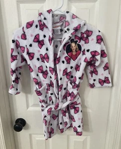 JoJo Siwa Girls Size 6 Hooded Bath Robe With Pockets. Nickelodeon - Picture 1 of 4