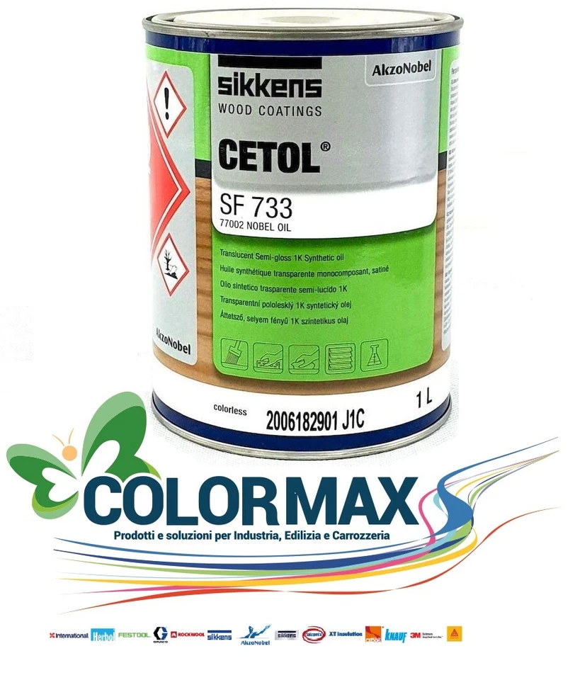 CETOL NOBEL OIL SF 733 OLIO SINTETICO TRASPARENTE  PER MANUTENZIONE LEGNO - Immagine 1 di 1