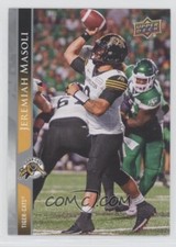 2021 Upper Deck CFL Blank Back Parallel Jeremiah Masoli Hamilton Tiger-cats