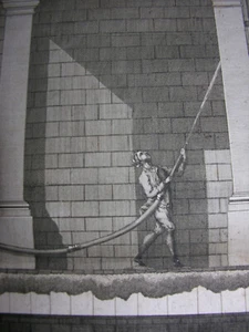 Pompier. Thibault, Maître Plombier Machiniste Hôtel des Postes, rue Platrières. - Picture 1 of 4