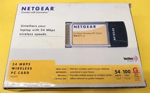 ⭐️⭐️⭐️⭐️⭐️ NetGear 54 Mbps Wireless PC Card WG511 - Picture 1 of 8