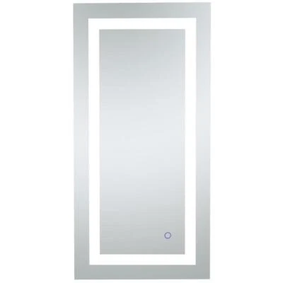 Elegante Espejo de Baño LED Cableado Helios 36" x 18" Decoración con Sensor Táctil Foto 1 de 4