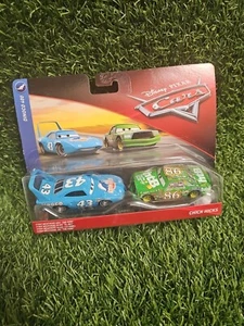 Mattel Disney Pixar Cars Dinoco 400 Strip Weathers The King and Chick Hicks - Imagen 1 de 2
