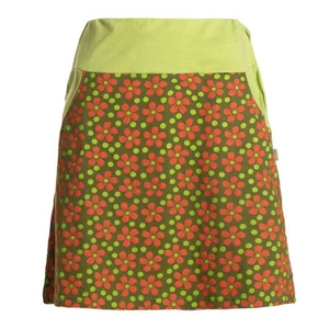 Vishes Damen Mini-Rock Baumwolle Blumen-Muster Bund zum Schnüren mit Taschen - Bild 1 von 27