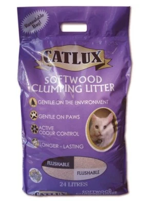 Catlux Soft Clumping Litter 24ltr Cat Litter - image 1 of 2