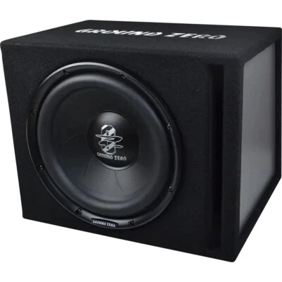 Ground Zero GZIB30BR 30cm 12" Bassreflex Subwoofer Kiste Auto KFZ Kofferraum - Bild 1 von 2