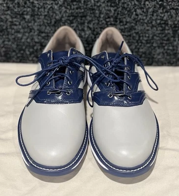 Adidas Para Hombre MC Z-Traxion Zapatos de Golf Sin Tacos Gris/Azul Marino NUEVO Foto 1 de 4