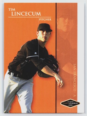 2006 Just Minors Justifiable Silver /200 Tim Lincecum #JF-22 Pre Rookie Card RC - Image 1 of 2