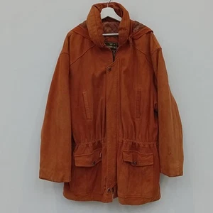 Anteprima Jacket Size 54" Men's Brown Suede Hooded FLT09-TR - Picture 1 of 24