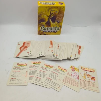 Juego de Cartas Canasta Caliente Oficial 2001 Parker Brothers *Sin Instrucciones*  Foto 1 de 4