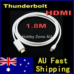 Thunderbolt Port to HDMI Male 6FT 1.8M Cable For MacBook Pro Air to 3D HDTV - Picture 1 of 2
