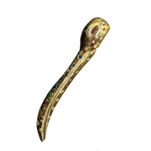 Máscara de pájaro Dan africano con pico de madera Liberia arte africano máscaras para pared-1158 - Imagen 1 de 24