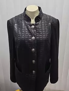Tribal Wms Sz 10 Black Lt Weight Jacket - Picture 1 of 4