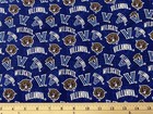 VILLANOVA UNIVERSITY WILDCATS, Tone, HALF yard (18” x 42”) 100% Cotton Fabric