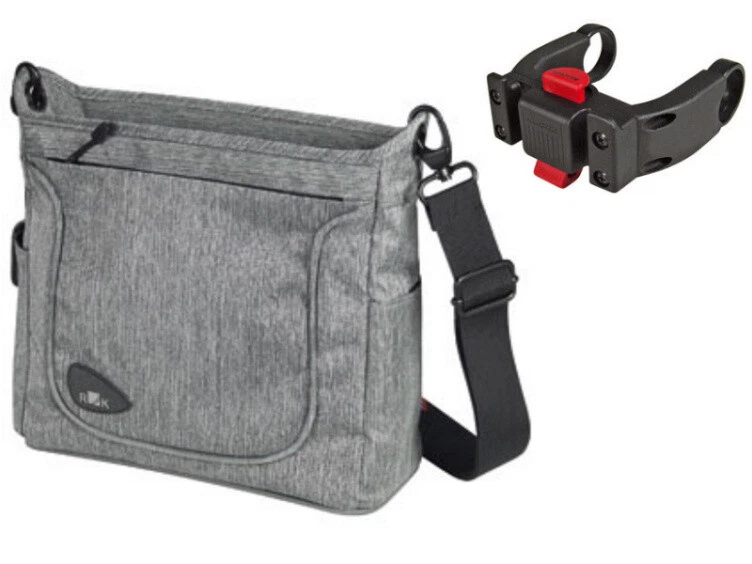 KLICKfix Allegra Fashion Lenkertasche - Grau