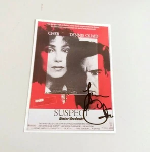 CHER, original signed AK/CARD 10x15 cm (XX) - Bild 1 von 1