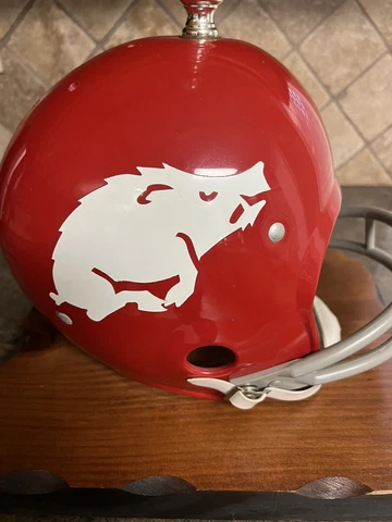 Arkansas Razorbacks Vintage Football Helmet Lamp Tested Works Cover