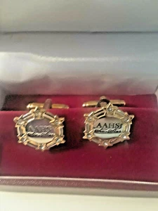 AAHS SIX DIAMOND STARS CUFFLINKS - Picture 1 of 2